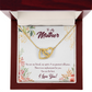To Mom Mom I Love You Inseparable Necklace-Express Your Love Gifts