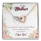 To Mom Mom I Love You Inseparable Necklace-Express Your Love Gifts