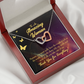 To Mom Mom is The Toughest Job Inseparable Necklace-Express Your Love Gifts
