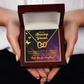 To Mom Mom is The Toughest Job Inseparable Necklace-Express Your Love Gifts