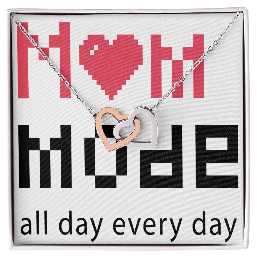 To Mom Mom Mode All Day Everyday Inseparable Necklace-Express Your Love Gifts