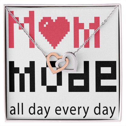 To Mom Mom Mode All Day Everyday Inseparable Necklace-Express Your Love Gifts