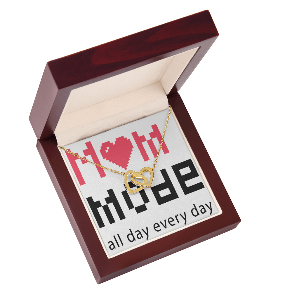 To Mom Mom Mode All Day Everyday Inseparable Necklace-Express Your Love Gifts