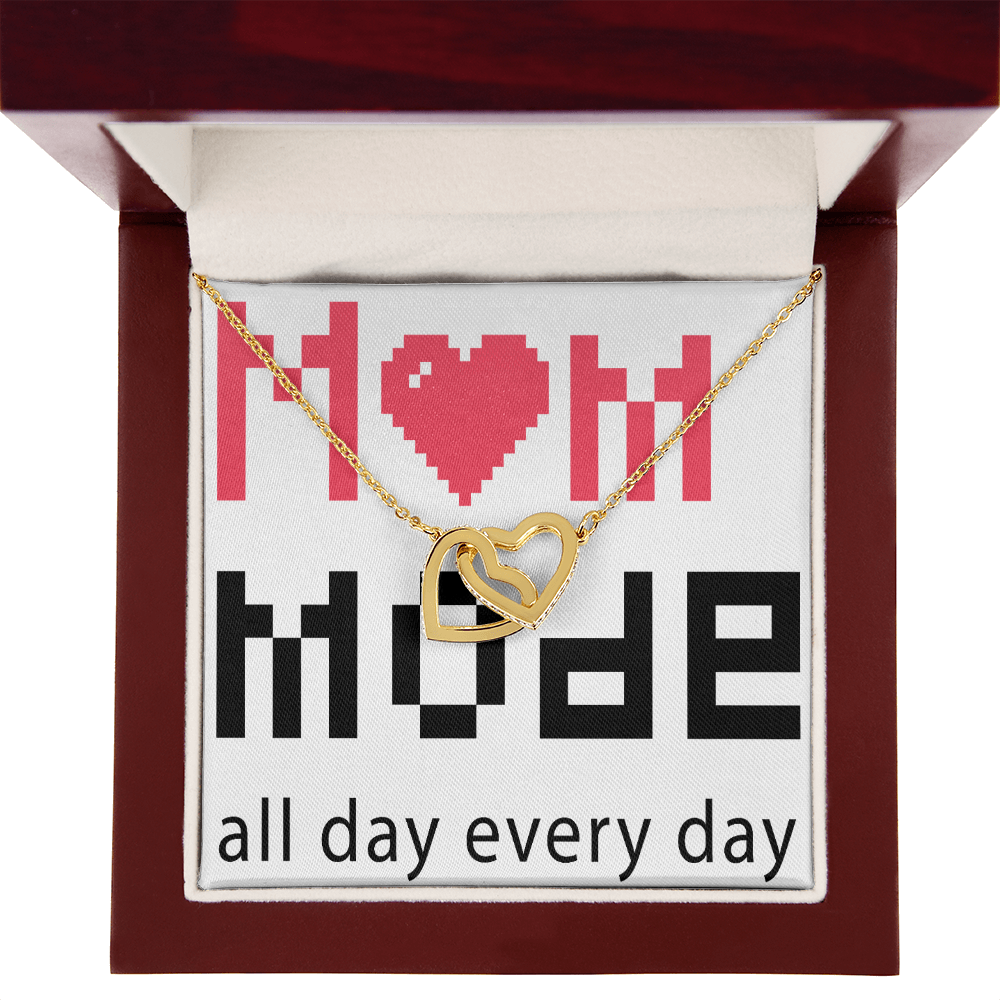 To Mom Mom Mode All Day Everyday Inseparable Necklace-Express Your Love Gifts