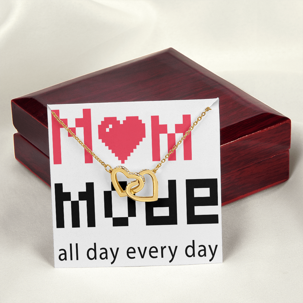 To Mom Mom Mode All Day Everyday Inseparable Necklace-Express Your Love Gifts