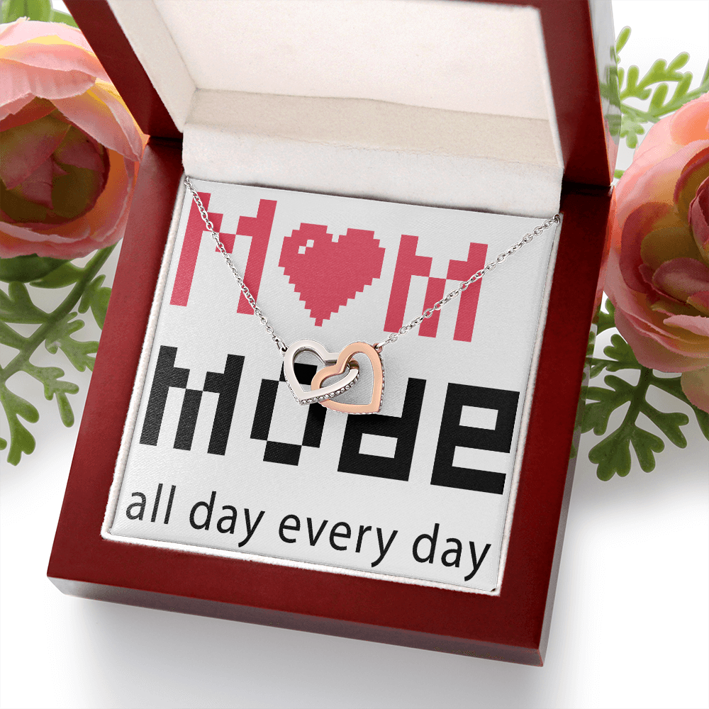 To Mom Mom Mode All Day Everyday Inseparable Necklace-Express Your Love Gifts