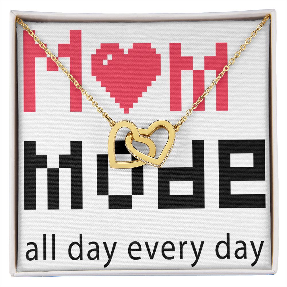 To Mom Mom Mode All Day Everyday Inseparable Necklace-Express Your Love Gifts