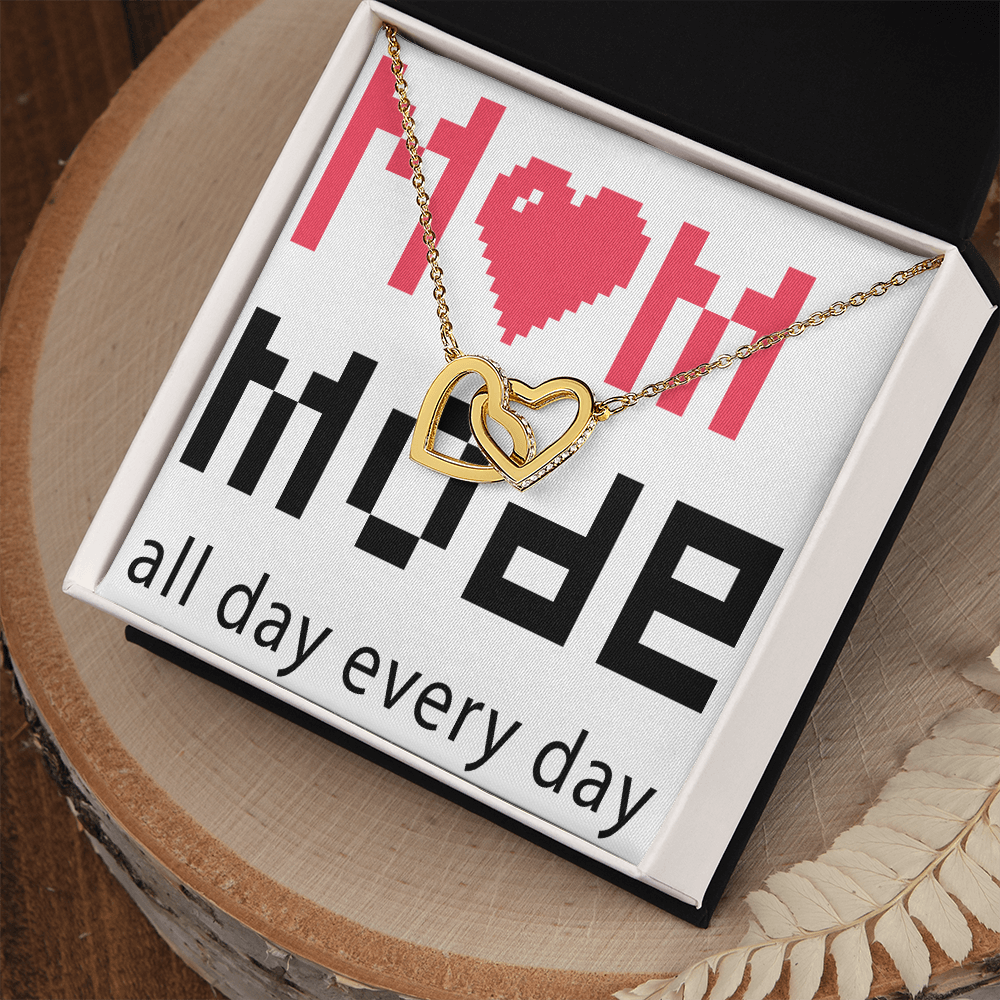 To Mom Mom Mode All Day Everyday Inseparable Necklace-Express Your Love Gifts