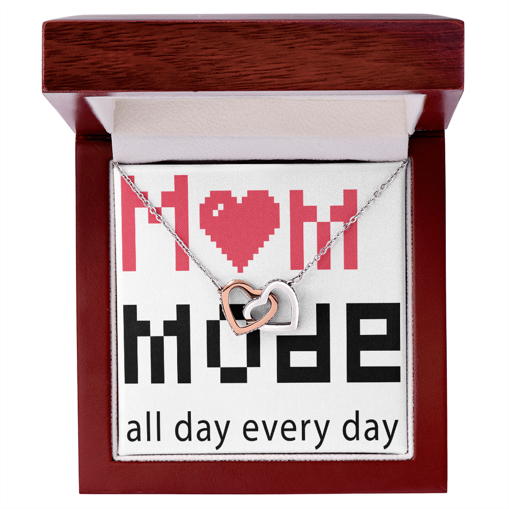 To Mom Mom Mode All Day Everyday Inseparable Necklace-Express Your Love Gifts