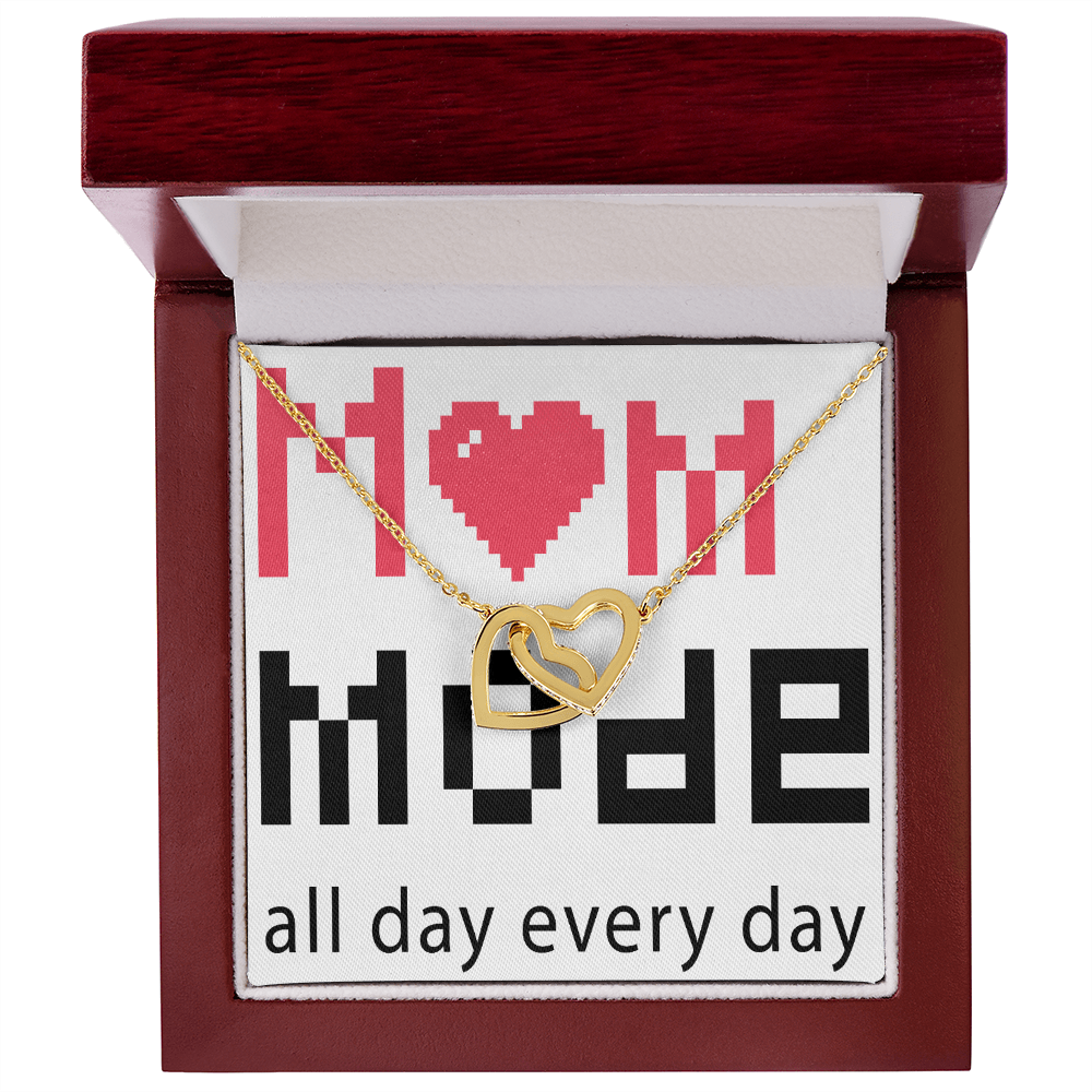 To Mom Mom Mode All Day Everyday Inseparable Necklace-Express Your Love Gifts