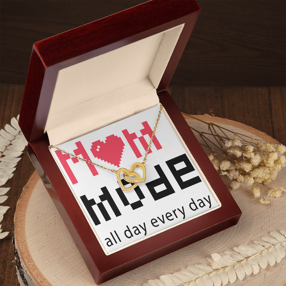To Mom Mom Mode All Day Everyday Inseparable Necklace-Express Your Love Gifts