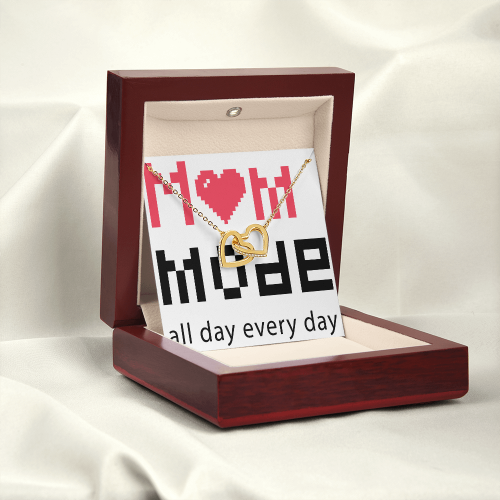 To Mom Mom Mode All Day Everyday Inseparable Necklace-Express Your Love Gifts