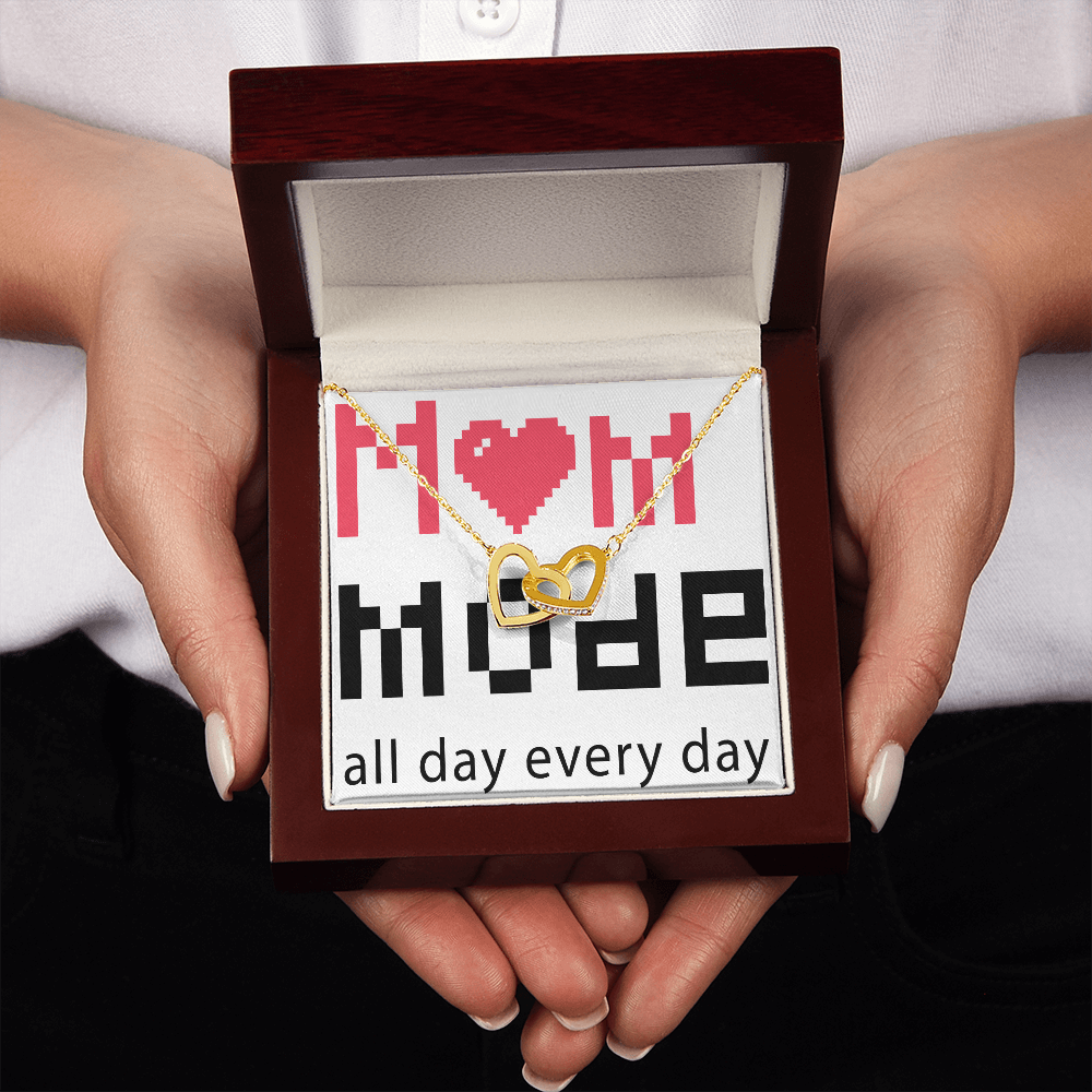 To Mom Mom Mode All Day Everyday Inseparable Necklace-Express Your Love Gifts