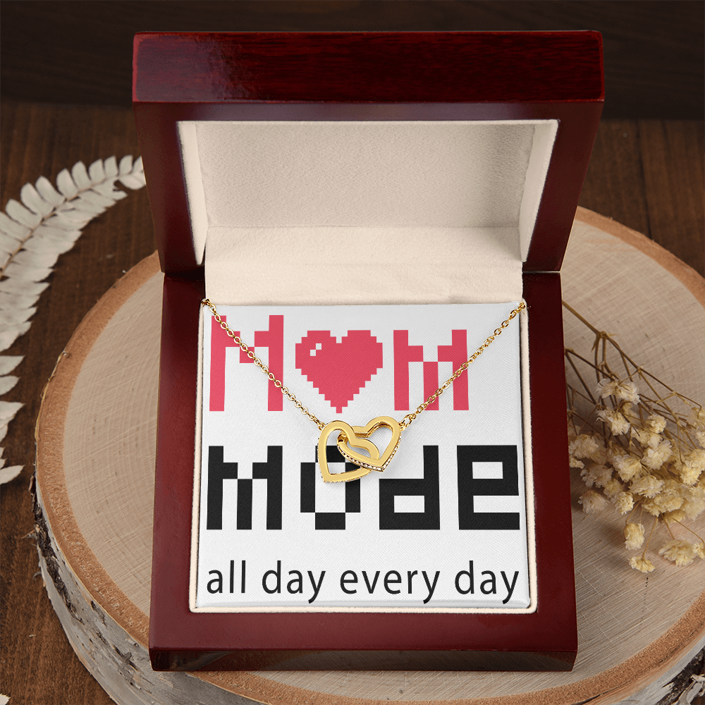To Mom Mom Mode All Day Everyday Inseparable Necklace-Express Your Love Gifts