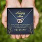 To Mom Mom's Best Hug Inseparable Necklace-Express Your Love Gifts