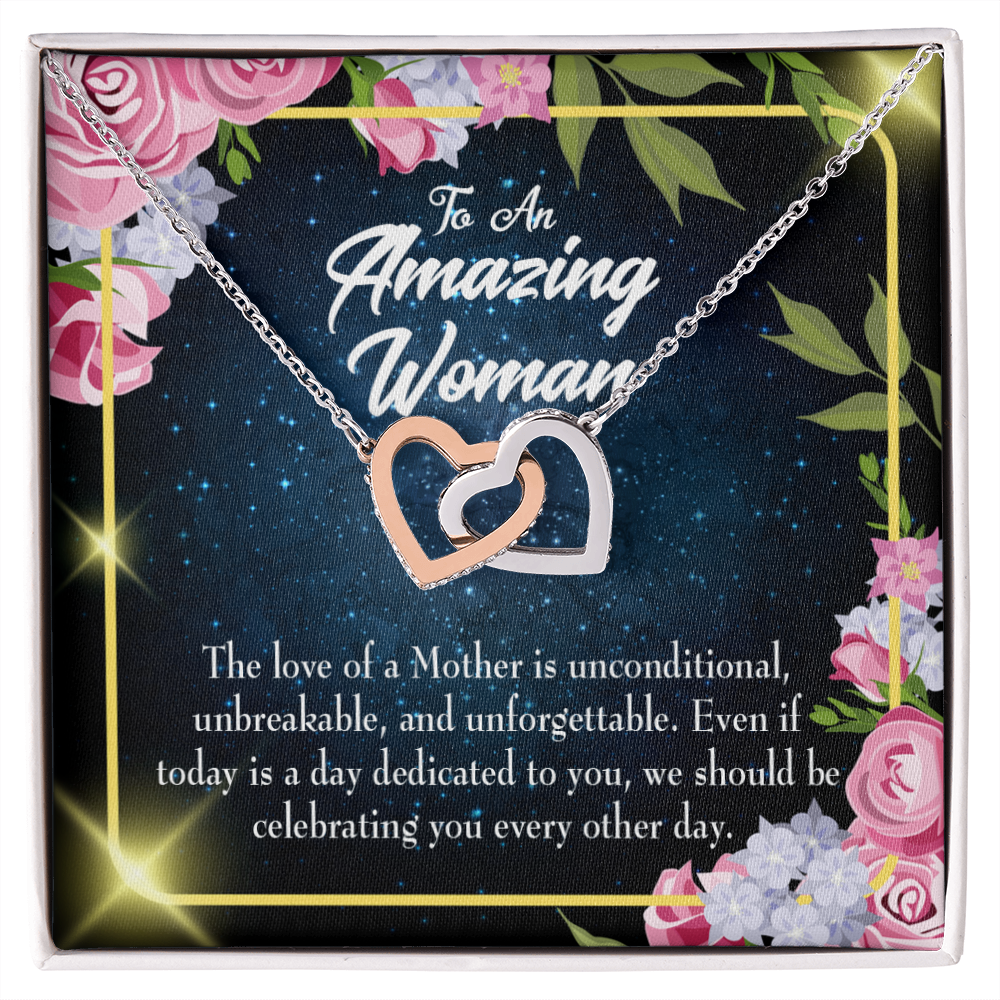 To Mom Mom's Unconditional Love Inseparable Necklace-Express Your Love Gifts