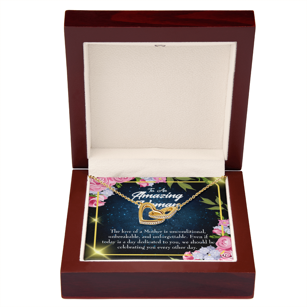 To Mom Mom's Unconditional Love Inseparable Necklace-Express Your Love Gifts