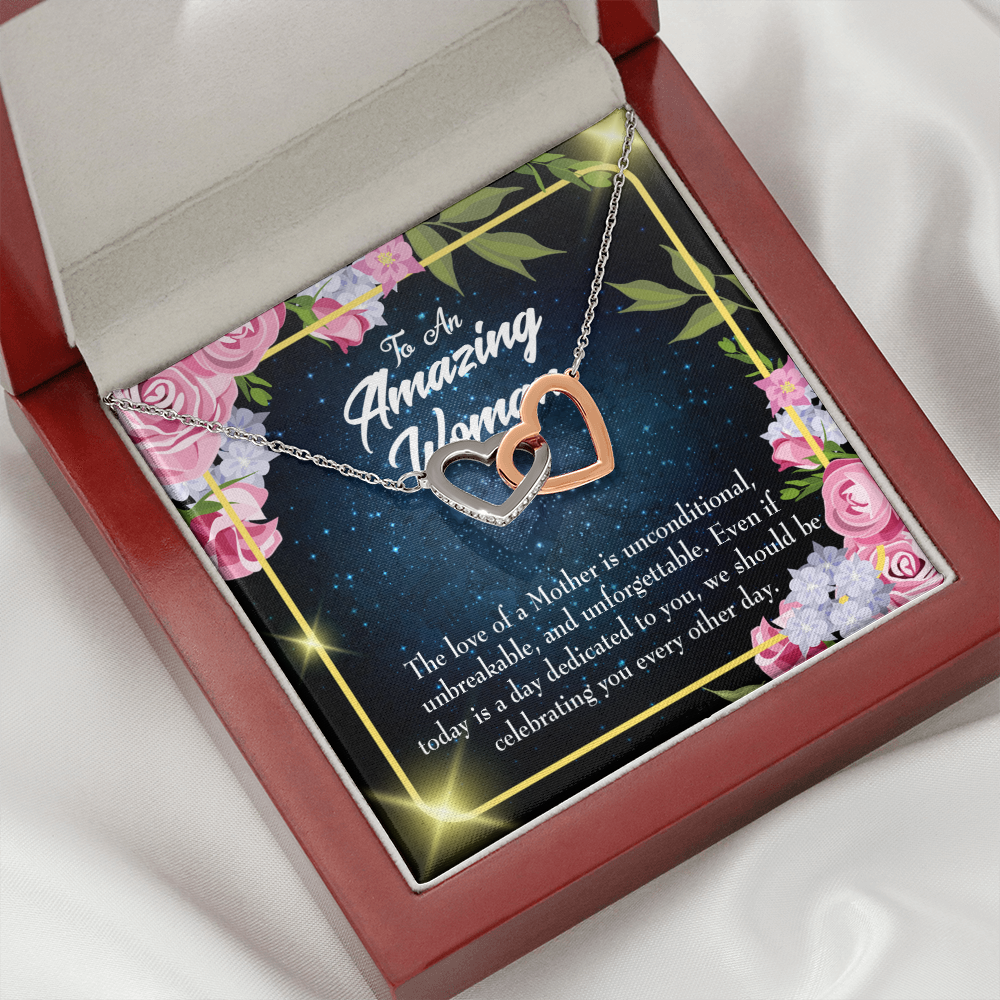 To Mom Mom's Unconditional Love Inseparable Necklace-Express Your Love Gifts