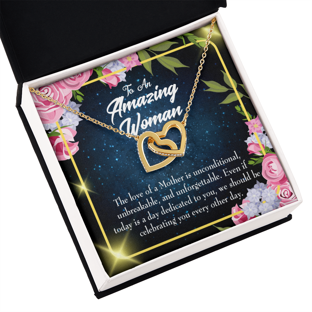 To Mom Mom's Unconditional Love Inseparable Necklace-Express Your Love Gifts
