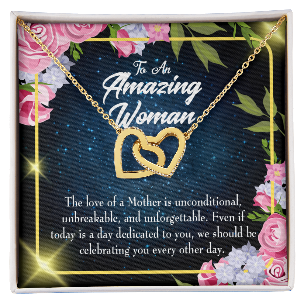 To Mom Mom's Unconditional Love Inseparable Necklace-Express Your Love Gifts