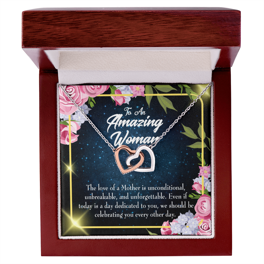 To Mom Mom's Unconditional Love Inseparable Necklace-Express Your Love Gifts