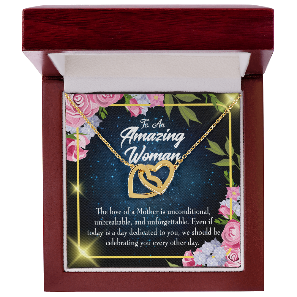 To Mom Mom's Unconditional Love Inseparable Necklace-Express Your Love Gifts