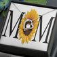 To Mom Mom Sunflower Forever Necklace w Message Card-Express Your Love Gifts