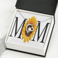 To Mom Mom Sunflower Forever Necklace w Message Card-Express Your Love Gifts