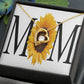 To Mom Mom Sunflower Forever Necklace w Message Card-Express Your Love Gifts