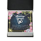 To Mom Mom Unconditional Love Forever Necklace w Message Card-Express Your Love Gifts