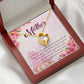 To Mom More Good Times Forever Necklace w Message Card-Express Your Love Gifts