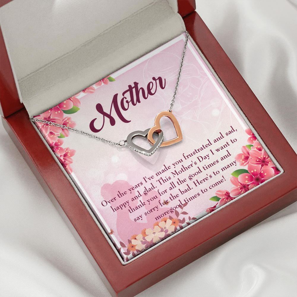 To Mom More Good Times Inseparable Necklace-Express Your Love Gifts