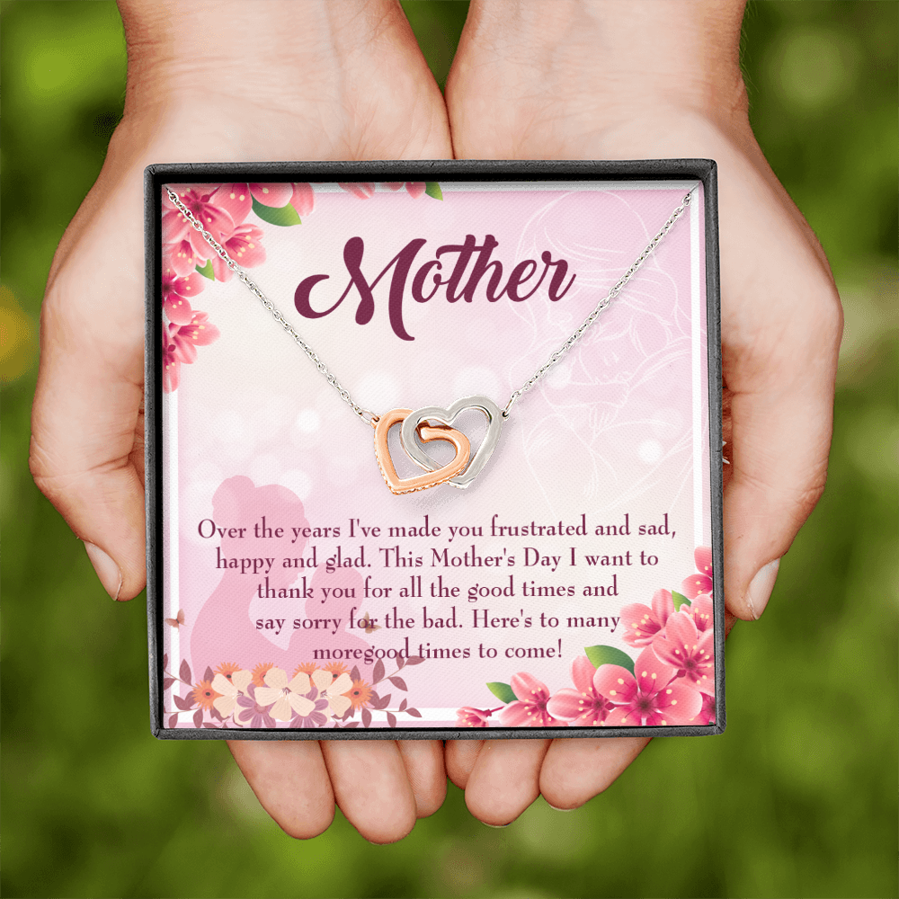 To Mom More Good Times Inseparable Necklace-Express Your Love Gifts