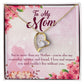 To Mom More Than Mother Forever Necklace w Message Card-Express Your Love Gifts