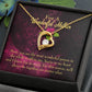 To Mom Most Wonderful Mother Forever Necklace w Message Card-Express Your Love Gifts