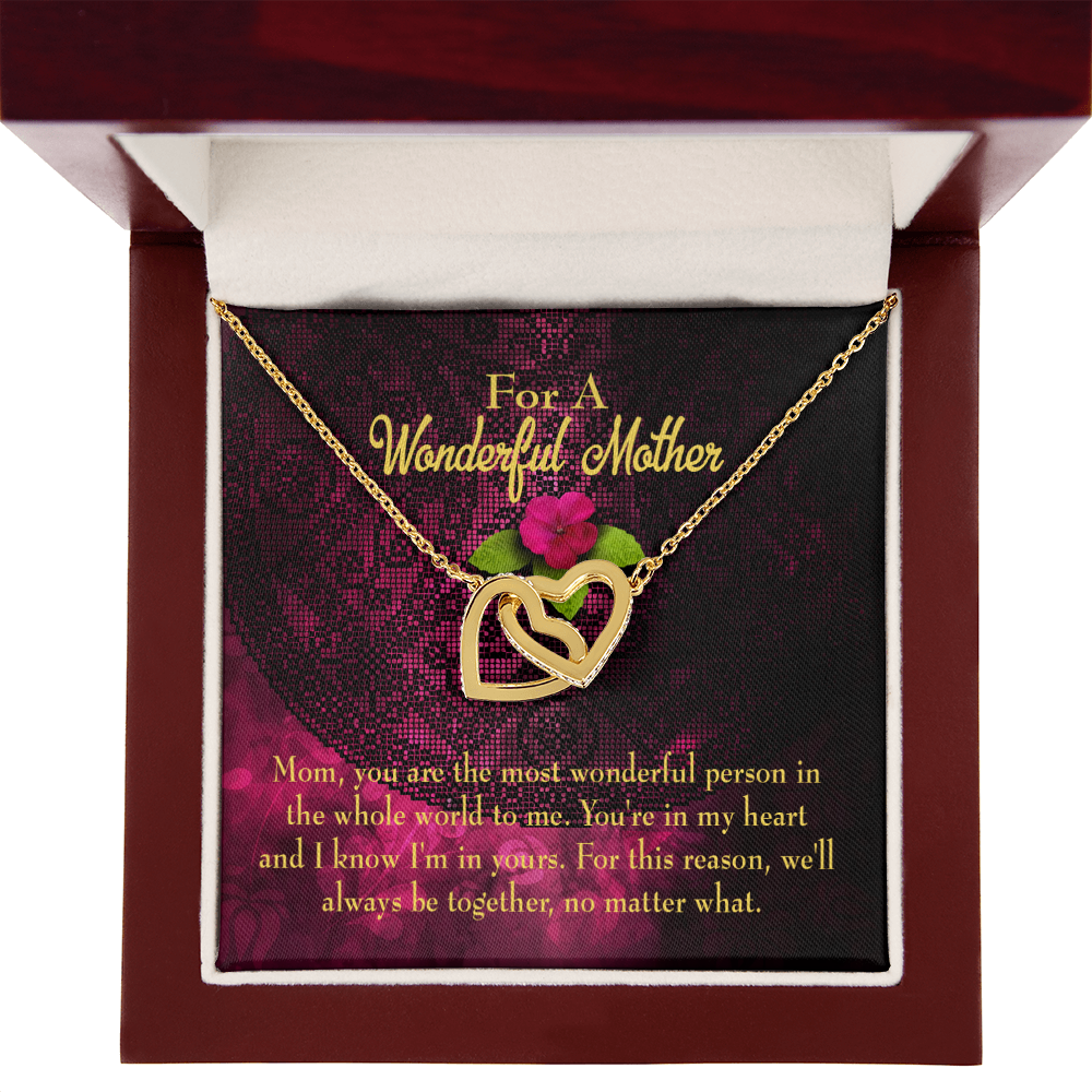 To Mom Most Wonderful Mother Inseparable Necklace-Express Your Love Gifts