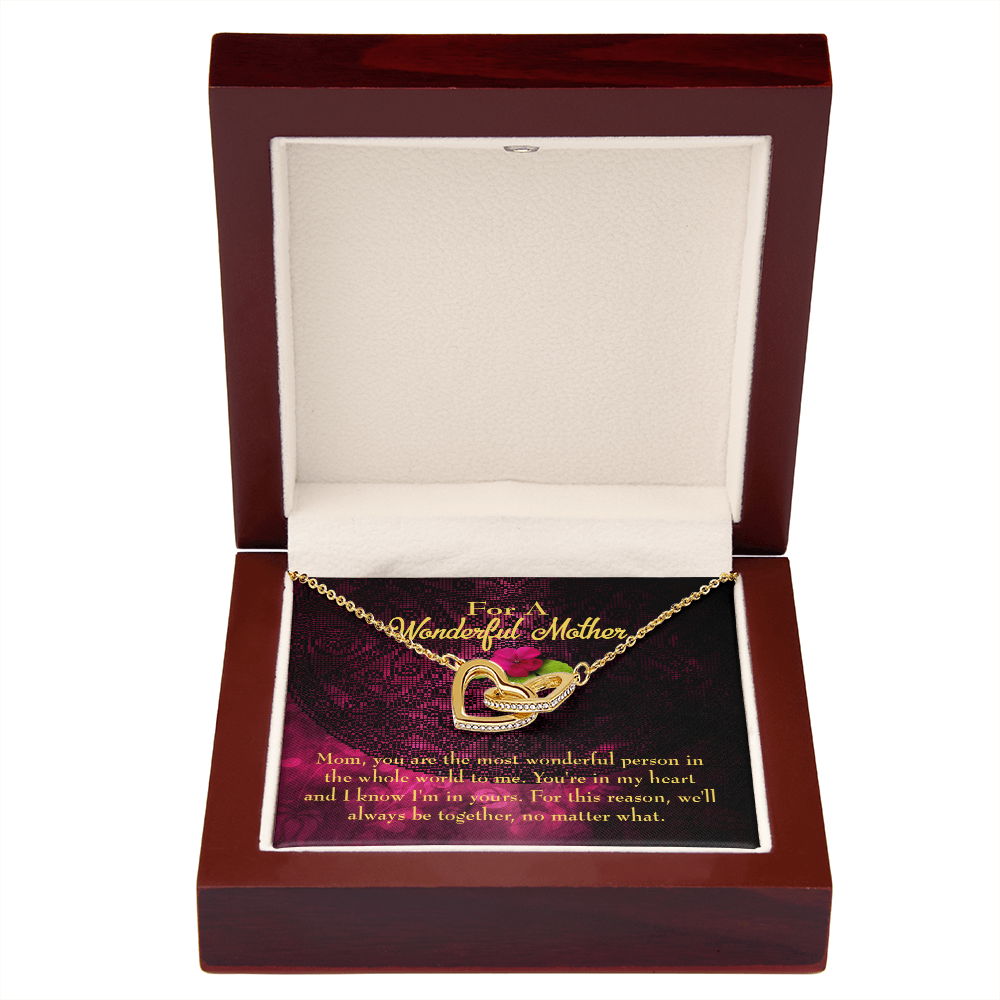 To Mom Most Wonderful Mother Inseparable Necklace-Express Your Love Gifts