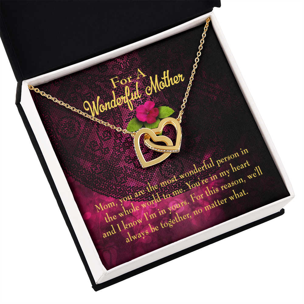 To Mom Most Wonderful Mother Inseparable Necklace-Express Your Love Gifts