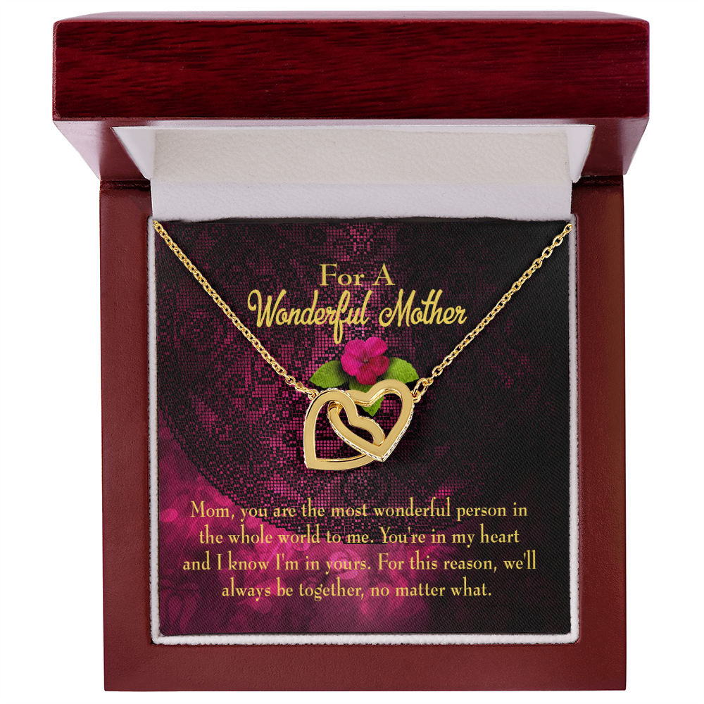 To Mom Most Wonderful Mother Inseparable Necklace-Express Your Love Gifts