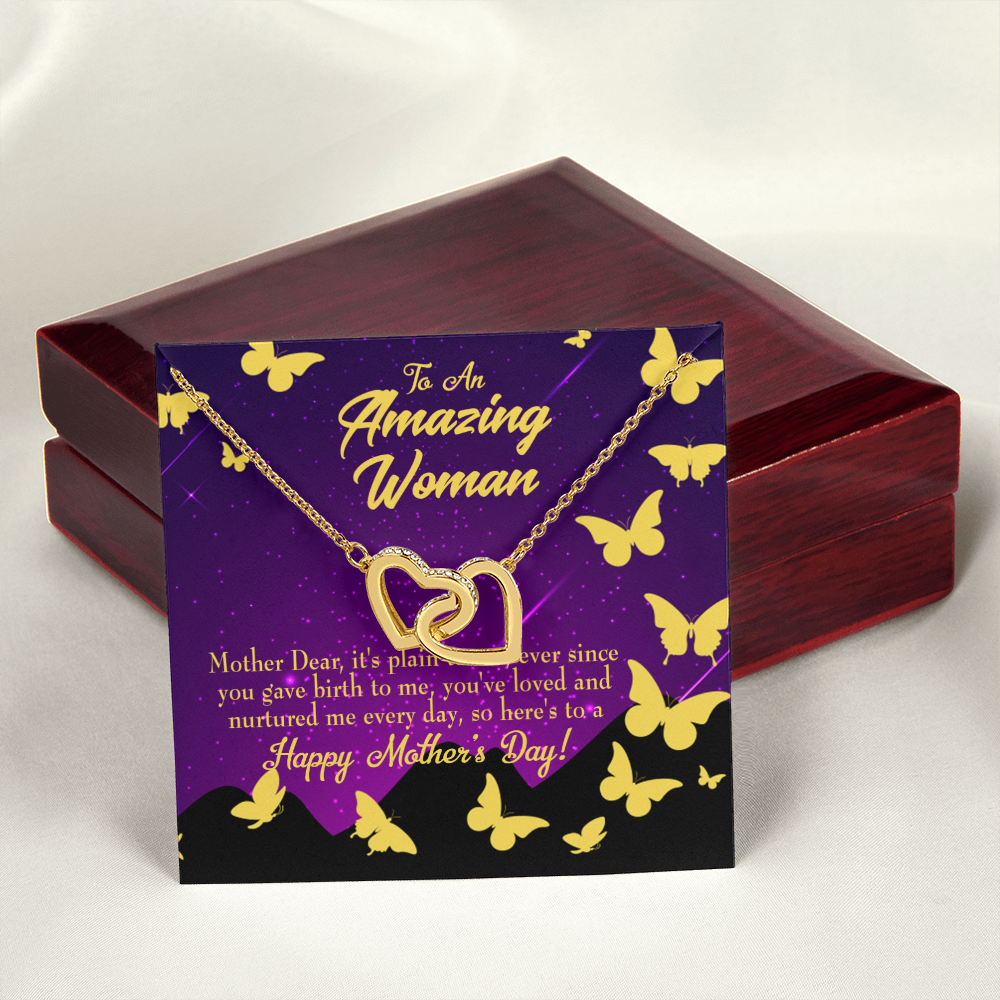 To Mom Mother Dear Inseparable Necklace-Express Your Love Gifts