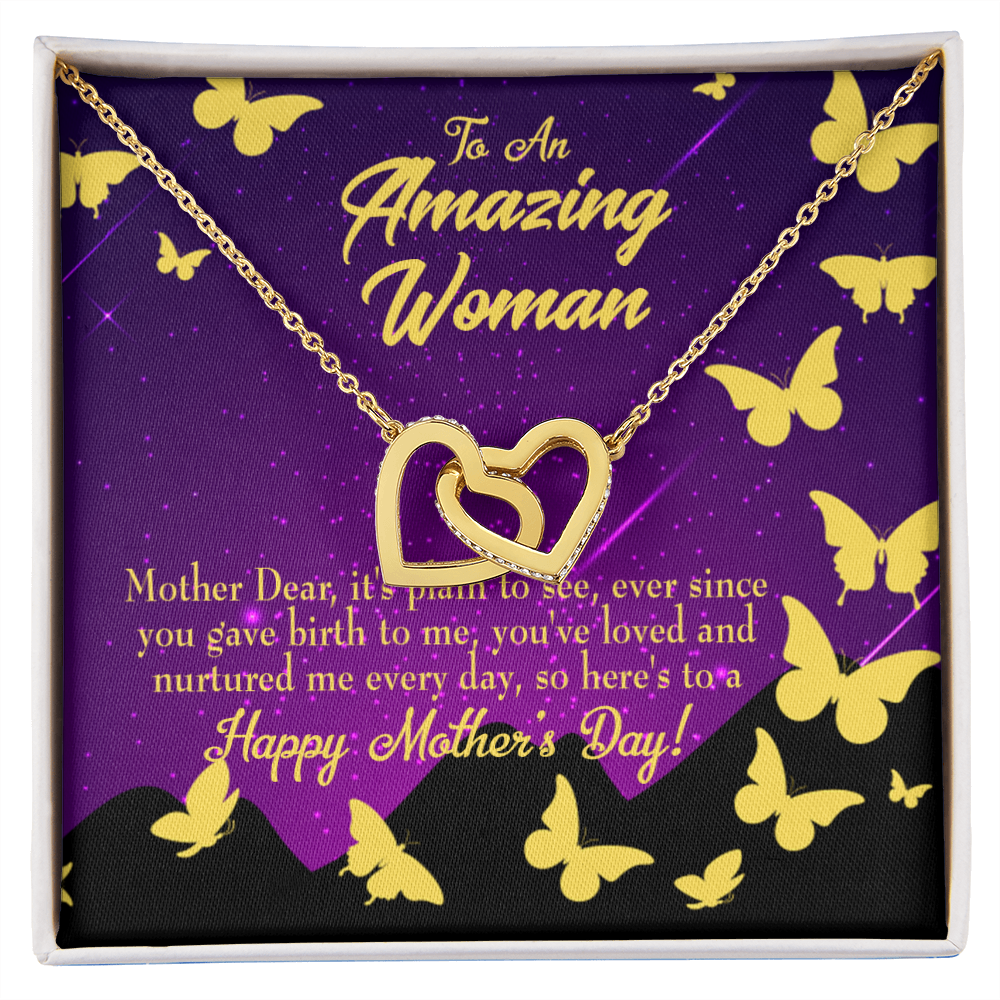 To Mom Mother Dear Inseparable Necklace-Express Your Love Gifts