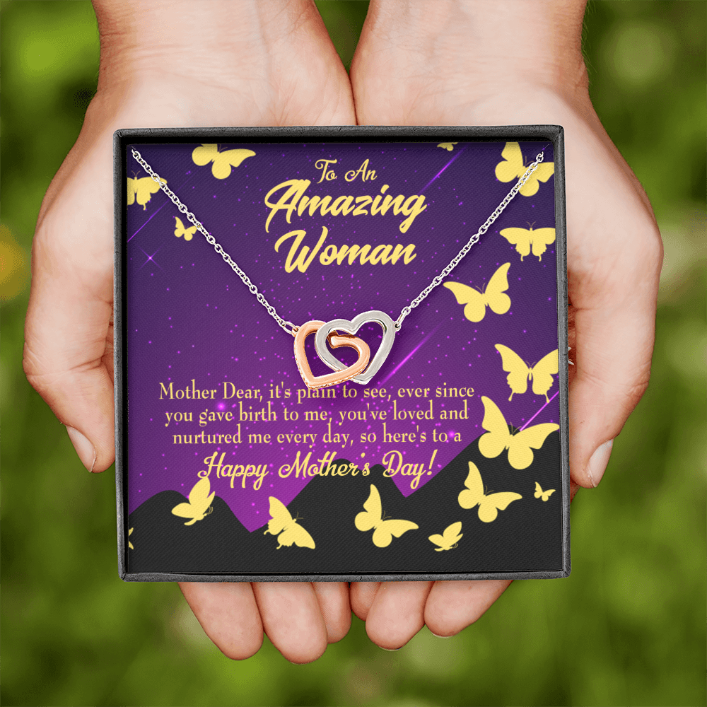 To Mom Mother Dear Inseparable Necklace-Express Your Love Gifts