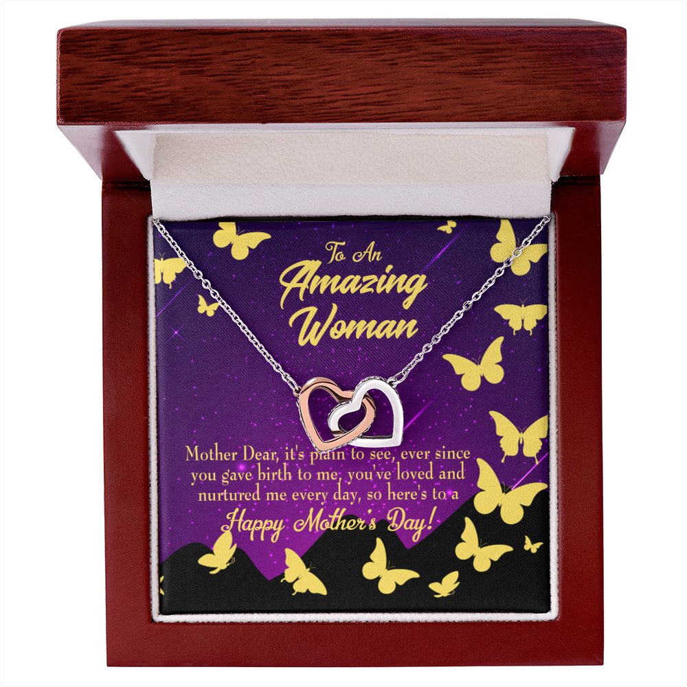 To Mom Mother Dear Inseparable Necklace-Express Your Love Gifts