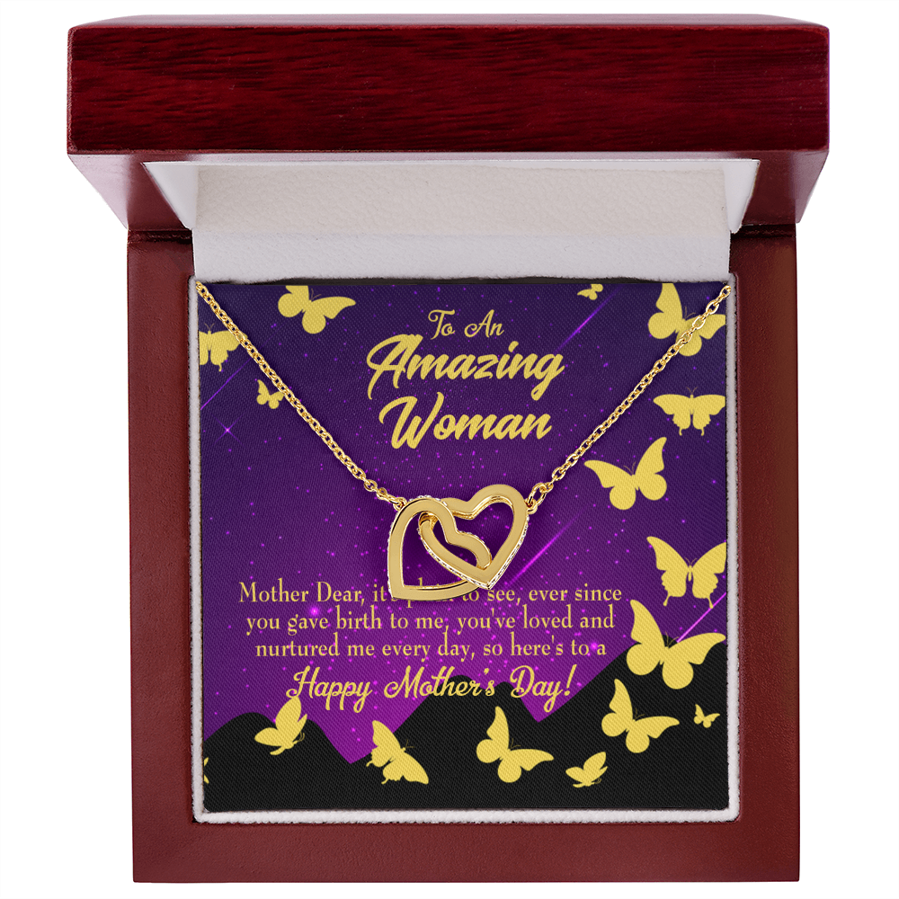 To Mom Mother Dear Inseparable Necklace-Express Your Love Gifts