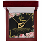 To Mom Mother is Human Inseparable Necklace-Express Your Love Gifts