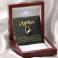 To Mom Mother Knows Best Forever Necklace w Message Card-Express Your Love Gifts