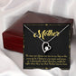 To Mom Mother Knows Best Forever Necklace w Message Card-Express Your Love Gifts