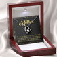 To Mom Mother Knows Best Forever Necklace w Message Card-Express Your Love Gifts