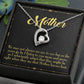 To Mom Mother Knows Best Forever Necklace w Message Card-Express Your Love Gifts