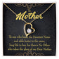 To Mom My Dear Mother Forever Necklace w Message Card-Express Your Love Gifts
